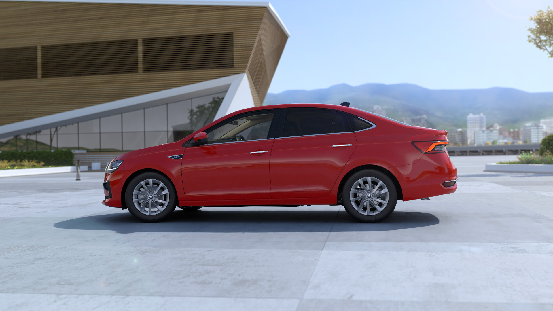 Slavia Active Tornado Red